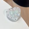 Simple Shell Pattern Colored Bow Mobile Phone Airbag Bracket Wind Ring Girl Small Gift
