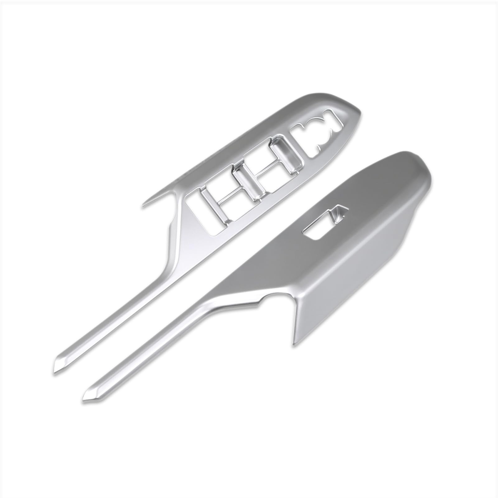 

RUIQ Interior Door Window Button Switch Panel Cover Garnish for Daihatsu New Move Designed specifically for Daihatsu Move LA850S/LA860S (Satin Silver)