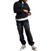 Converse Knitted Sweatpants Men's Black Moderate Straight Fit Pants 10025613-A01