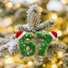 67 Funny Christmas Ornaments 2025 Handmade Santa Ornament Six Seven Meme Decoration Rearview Mirror Holiday Gift Decor