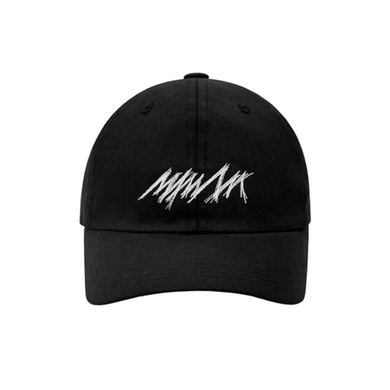 

MMAM Signature logo stitch ball cap BLACK