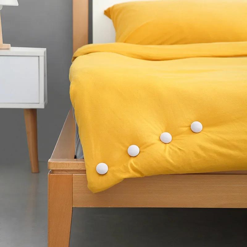 4/6/8PCS Bedsheet Quilt Clip Duvet Cover Fastener Clip Quilt Holder Anti Slip Buckles Blanket Buckles Clothing Sheet Pegs