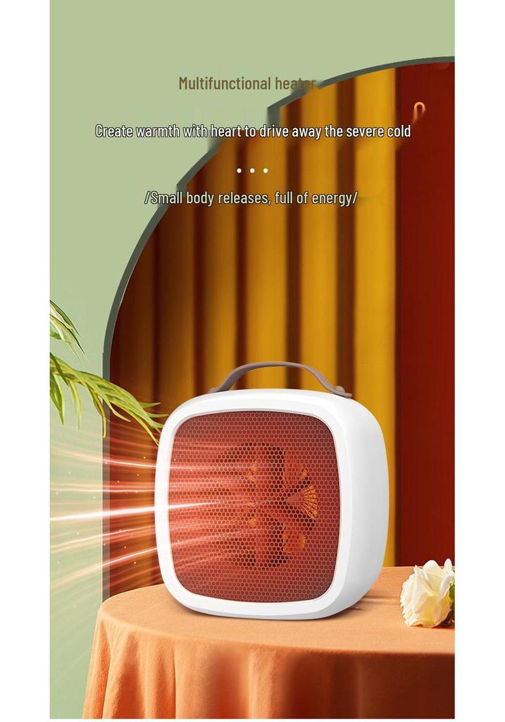 Portable Desktop Electric Fan Heater for Home and Office
