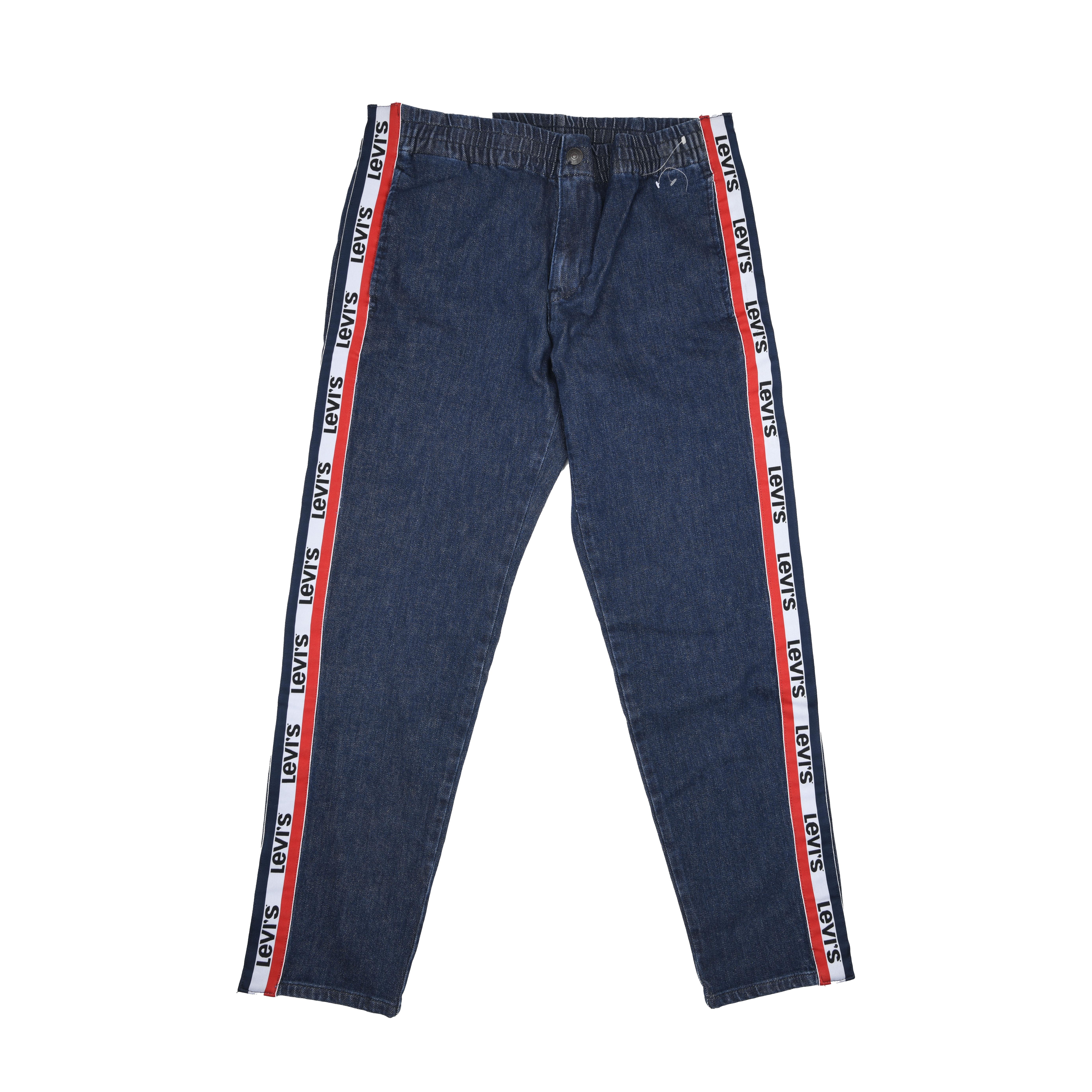 

Джинсы повседневные Levis Vintage зауженные с принтом логотипа сбоку, мужские, синие 57796-0001 L