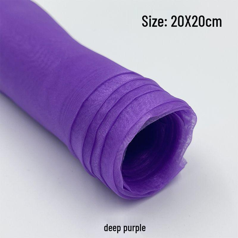 Organza Lens Veil: Soft Light Photography Yarn Filter in Black & White Fabric