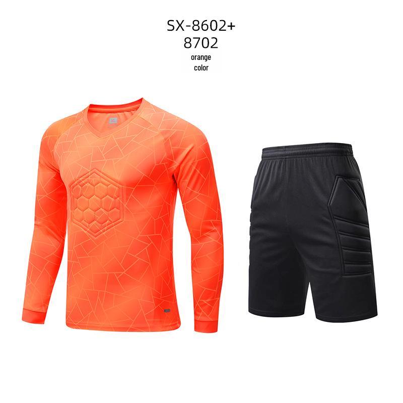 Herren Langarm Torwart Trainings- und Spiel Fußballtrikot