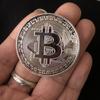 Moeda Bitcoin Banhada a Ouro Colecionável Coleção de Arte Presente Comemorativo Físico Casascius Bit BTC Metal Imitação Antiga