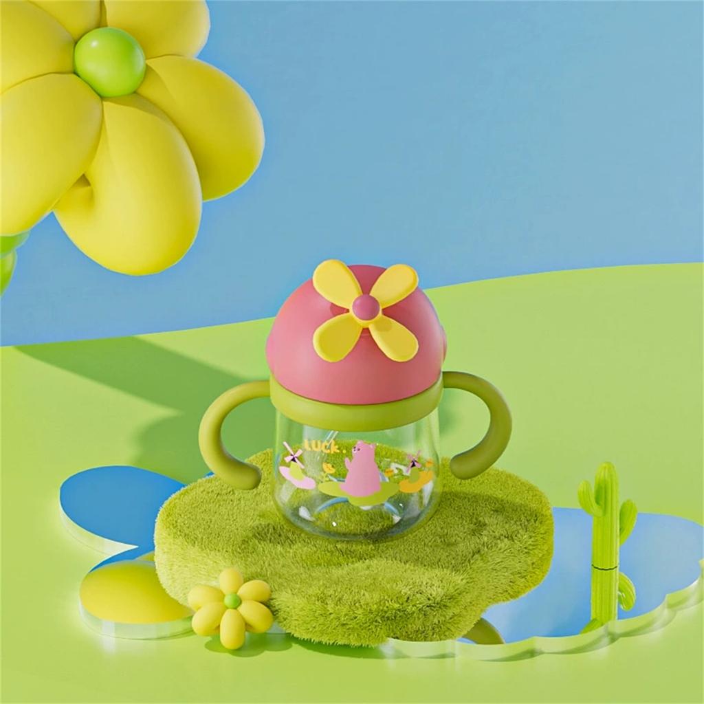 Infant Straw Cup With Straw And Lid Leak Proof Boys And Girls Cup For Boys And Girls