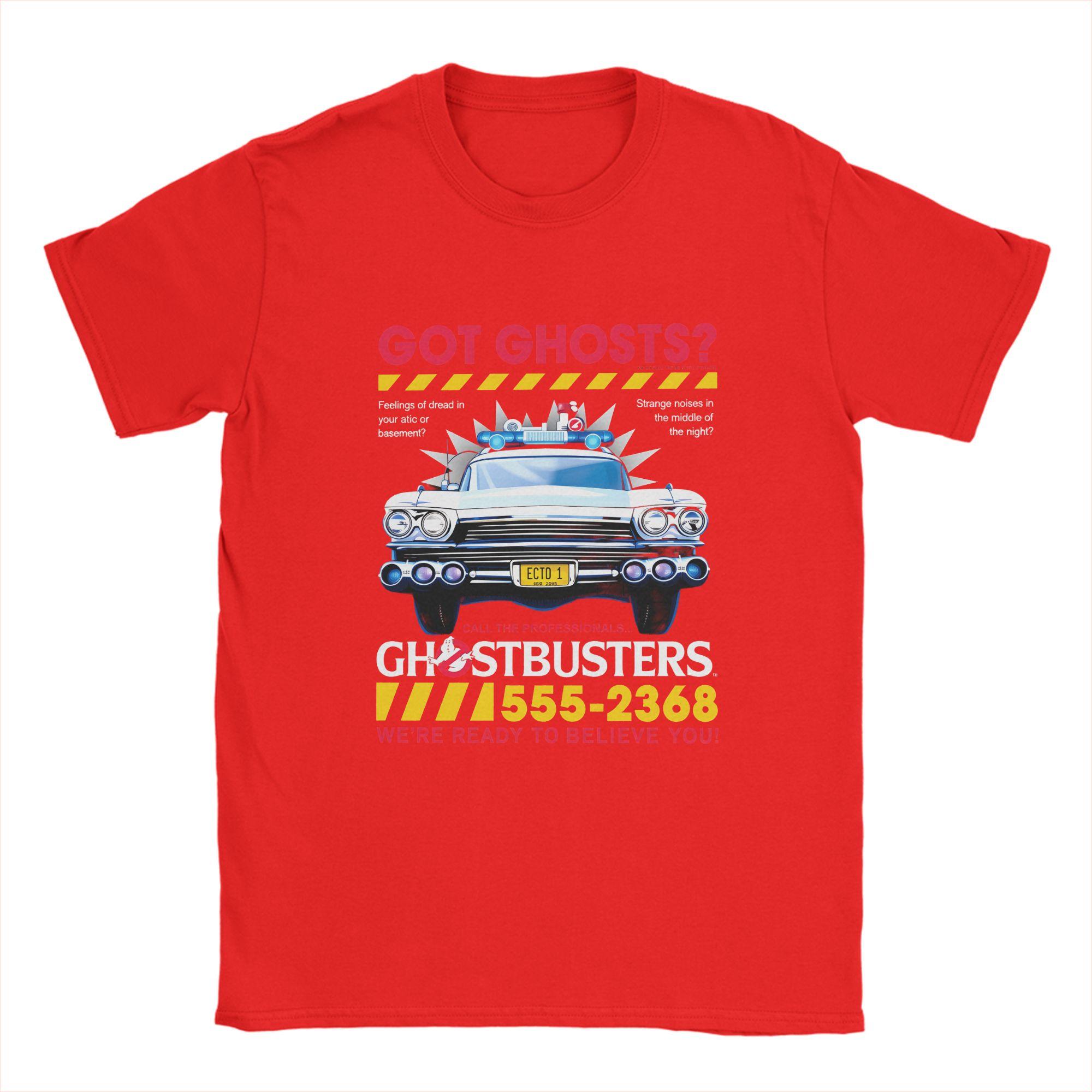Ghostbusters Got Ghosts Ad Unisexs T Shirt Humorous Tee Shirt Short Sleeve Crew Neck TShirt Cotton New Arrival Clothing S