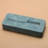 1Pc Rectangular Leather Portable Anti-Stress Hard Shell Glasses Case Protective Eyewear Protector Sunglasses Storage Case