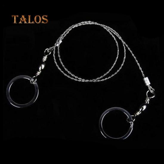 Talos Outdoor Emergency Survival Device Steel Wire Saw Camping Hiking Hunting Climbing Gear