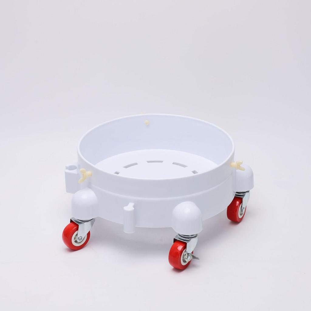 Mobile Transparent Car Wash Bucket with Wheels and Sediment Separator