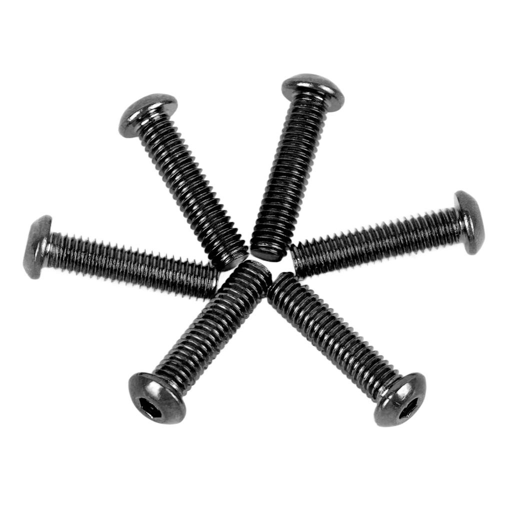 6 PCS Double Rocker Bridge Saddle Mounting Hex Screws Instrument Accessories Lock Screws for