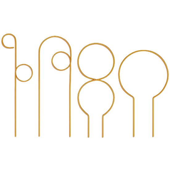 4Pcs Plant Climbing Rack Resistente Boa Ventilação Metal Interior Exterior Vasos Plantas Suporte de Flores Suporte de Uso Diário