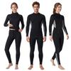 2mm Neoprene Wetsuit Top Pants Set Women Men Warm Long Sleeve Dive Suit Surfing Snorkeling Swimsuit