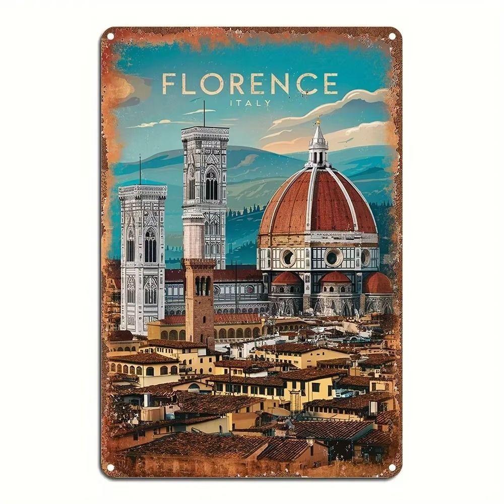 Vintage Metal Tin Sign 20x30cm Retro Wall Art Home Decor