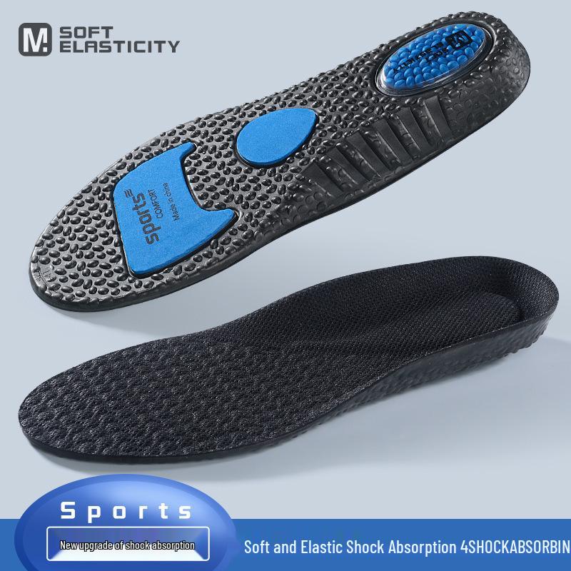 

Sport Air Cushion Shock-Absorbing High Elastic Breathable Deodorant Insole for Men & Women - Popcorn Zoom Badminton. 39-40