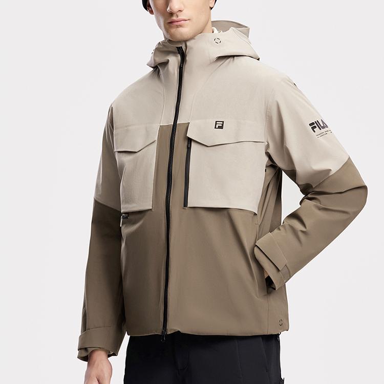 New FILA Down Jacket Men's Moon Meteor Gray A11M347906F-GY
