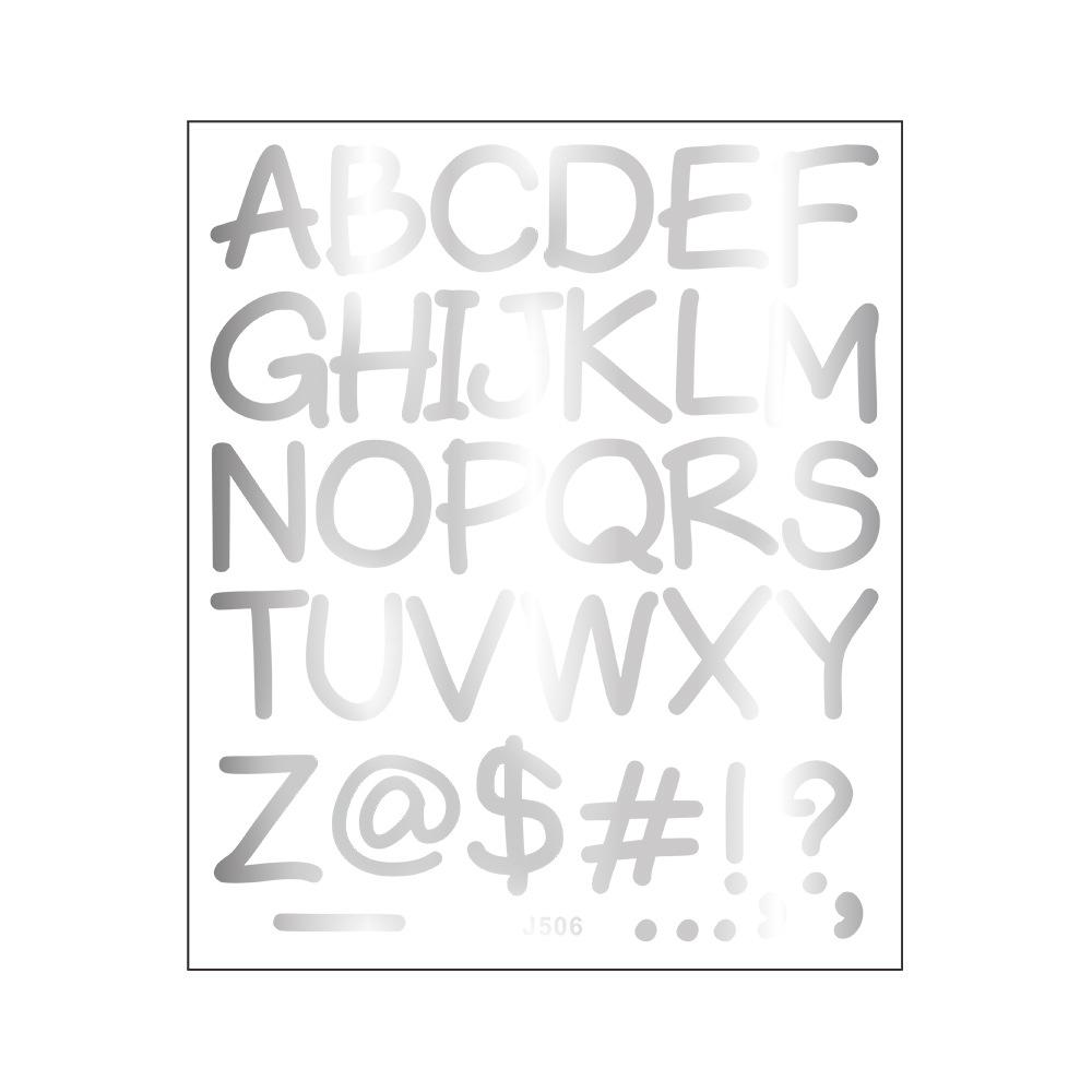 Colorful Creative Capital English Letter Combination Diy Notebook Beautification and Decoration Stickers