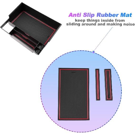 SXCY pentru 2020-2023 2024 Ford Explorer Tavă organizatoare pentru consolă centrală FIT Ford Explorer 2023 2024 Accesorii Cotiera Tavă pentru consolă pentru Ford 2023 2024