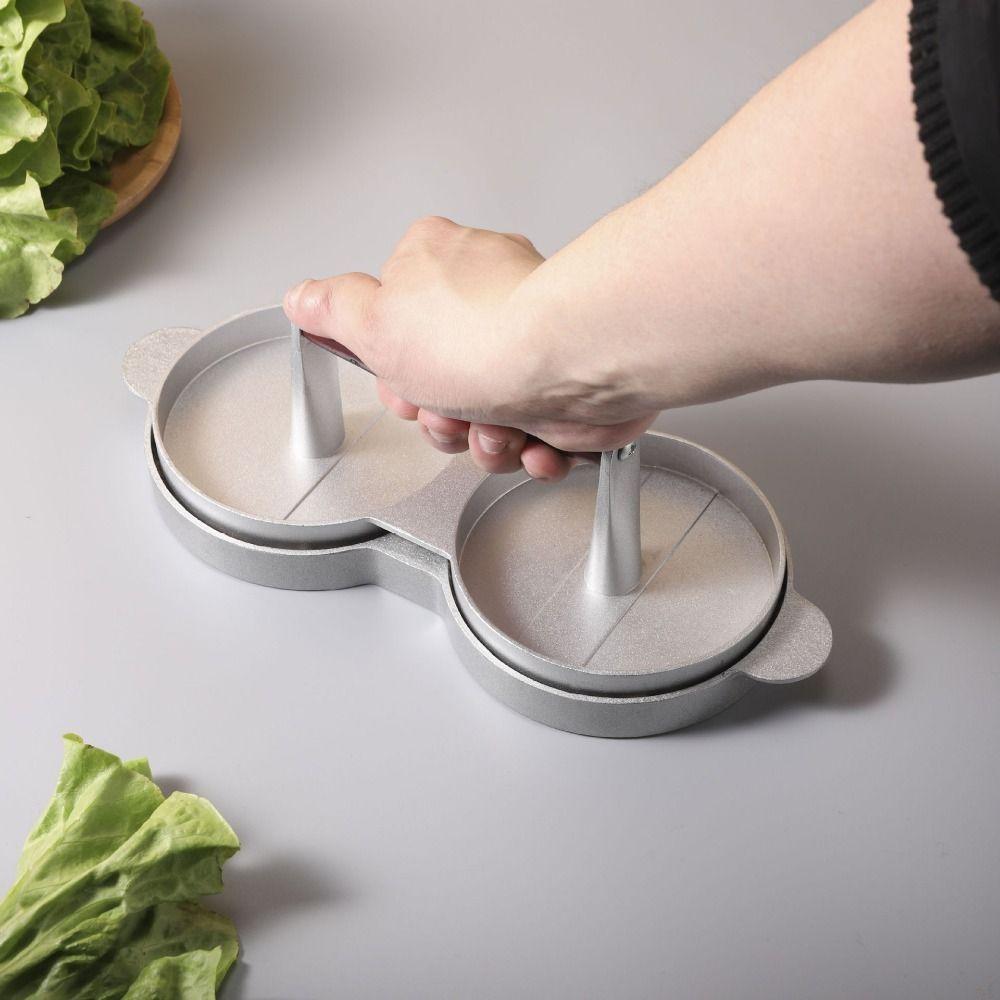 Round Manual Meat Pie Press Mold Creative Patties Maker Hamburger Patty Maker Mold  Barbecue