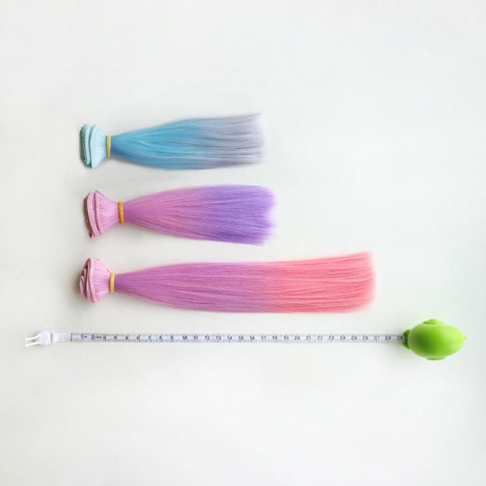 15*100CM Doll Hair Colorful Children Toy Gift 2024 Bjd Wig  for 1/4 1/6 1/8 Bjd