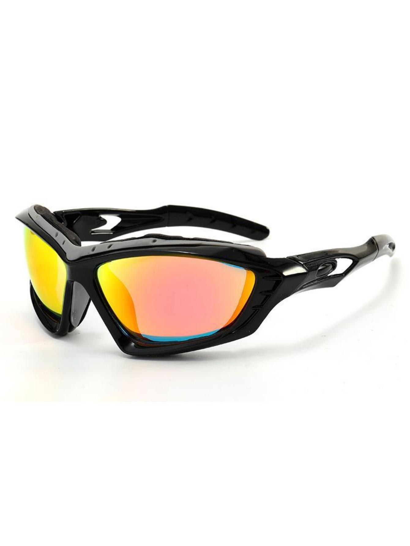 

Cycling glasses men and women windproof outdoor mountaineering sunglasses colorful coated sunglasses sports glasses. красный