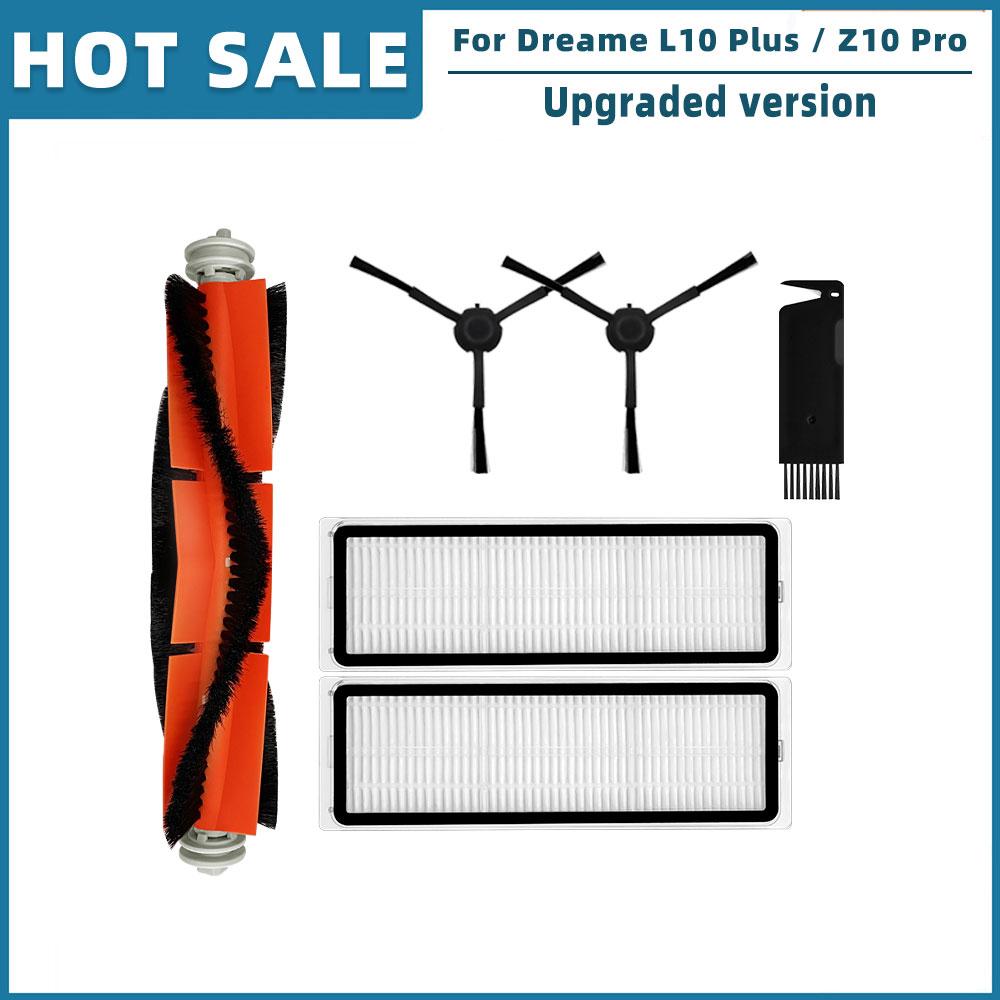 Kompatibel für Dreame Bot L10 Plus / Z10 Pro Saugroboter RLS5D Ersatzteile Zubehör Haupt-Seitenbürste Filter Staubbeutel Mopplappen