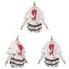 Christmas Theme White Plush Cape For Cosplay And Lolita Style In Multiple Sizes