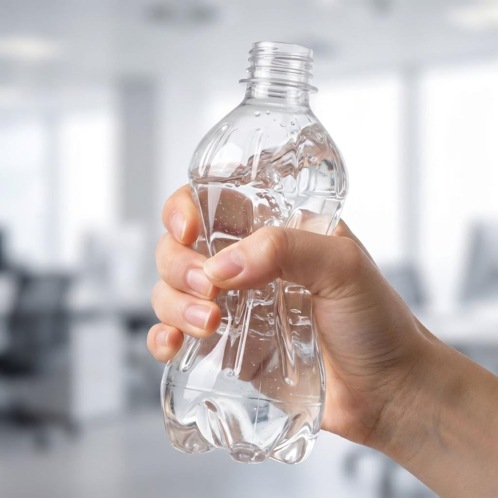 Reusable Squeeze Water Bottle Toy Soft Plastic Sensory Stress Relief Fidget Toy for Hand Exercise and Anxiety Reduction