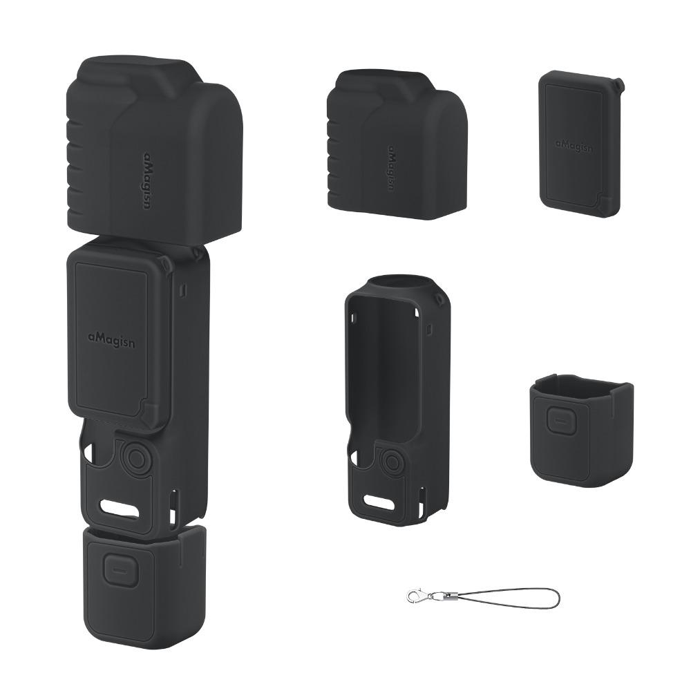 Silicone Protective Case Full Coverage Skin Cover for DJI Osmo Pocket 4 Gimbal Camera Accessories