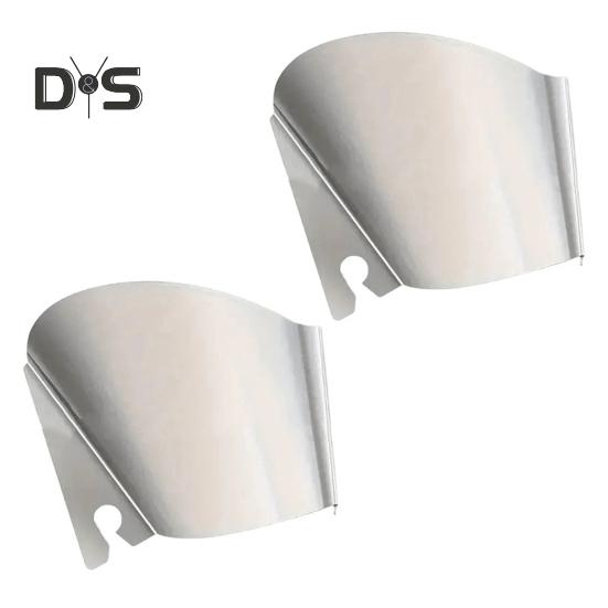 

Защитный щиток из нержавеющей стали для миксера, металлический миксер, защитный щиток для заливки, сменная часть, брызгозащитный щиток, средство для предотвращения разлива жидкости 2pcs