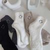Renzo Smile Fluffy Winter Sleep Socks