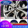 New 2026 Car Sticker Ford New 2025 Hot 4pcs 56/60/65mm Car Wheel Center Hub Caps Stickers Badge For Ford Fiesta Mondeo Explorer