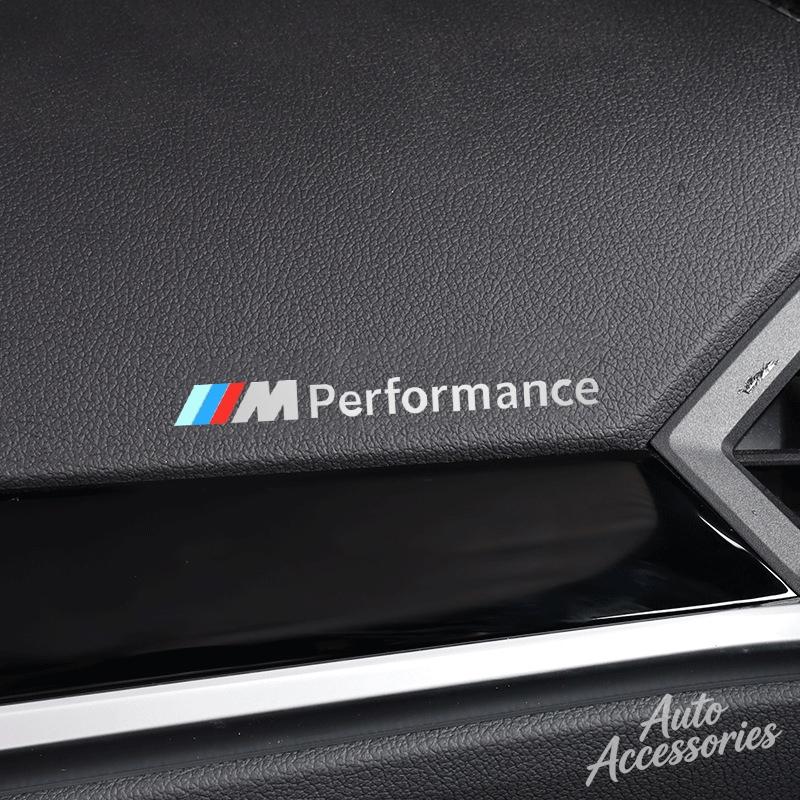 Metal Car Decor Stickers For BMW M Performance 1 3 5 7 Series X1 X2 X3 X4 X5 X6 X7 Auto Interior Center Console Creative Decals yshk28