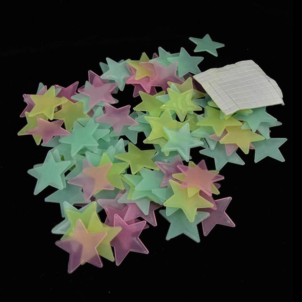 Night-luminous Fluorescent Glow Stickers Home Decor Wall Sticker for Kids Bedroom Glow Stickers Home DIY Decor