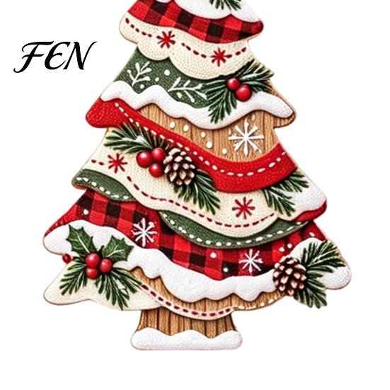 Holiday Party Jewelry Christmas 2D Acrylic Earrings, Colorful Tree Dangle Earrings with Bow Decorative Decor, Lightweight Drop Jewelry, Decorations