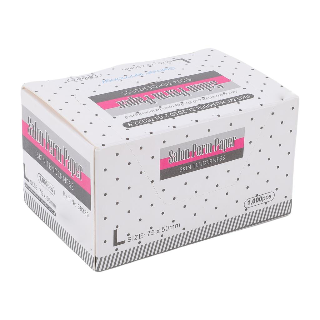 1000PCS Hair Perm Paper Breathable Heatproof High Toughness Thin Mesh Hair Styling Curling Paper for Home Salon Shop
