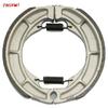 For YAMAHA XS 250 XS250 C 1981 Front Rear Drum 81 Semi Metallic Brake Shoe Pads Set