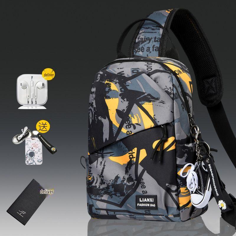 Легкая мужская сумка-слинг Li Shen