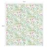 Humming Bird Design Floral Patterns Adorning Hearts Home Nara Mosquito Net Weaving Dish Cloth Nagatsuki Yurehagi 35x40cm