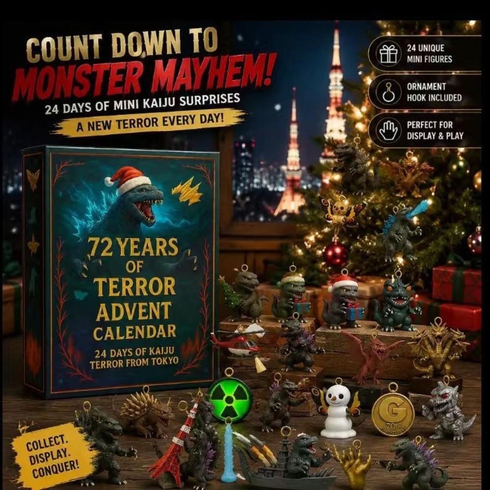 24-Tage-Weihnachts-Adventskalender Tägliches Auspacken Tiere Mini-Figuren Haus Festliche Dekoration