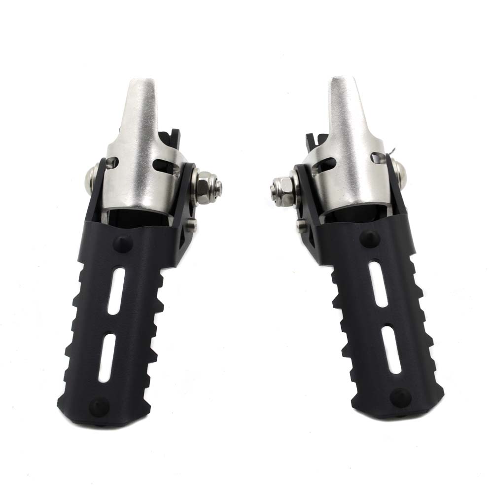 For BMW F800GS Adventure S1000XR F750GS F850GS C400X C400GT Motorcycle Highway Front Foot Pegs Folding Footrests Clamps 22-25mm
