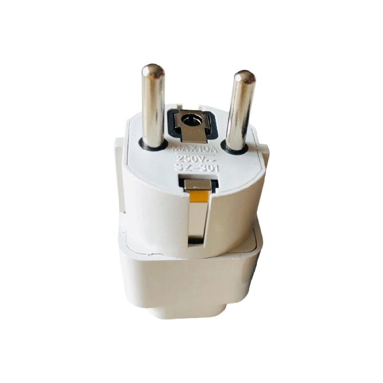 

Travel Adapter Universal Power Plug German Standard Conversion Adapter for Global Travel User Friendly Structure
