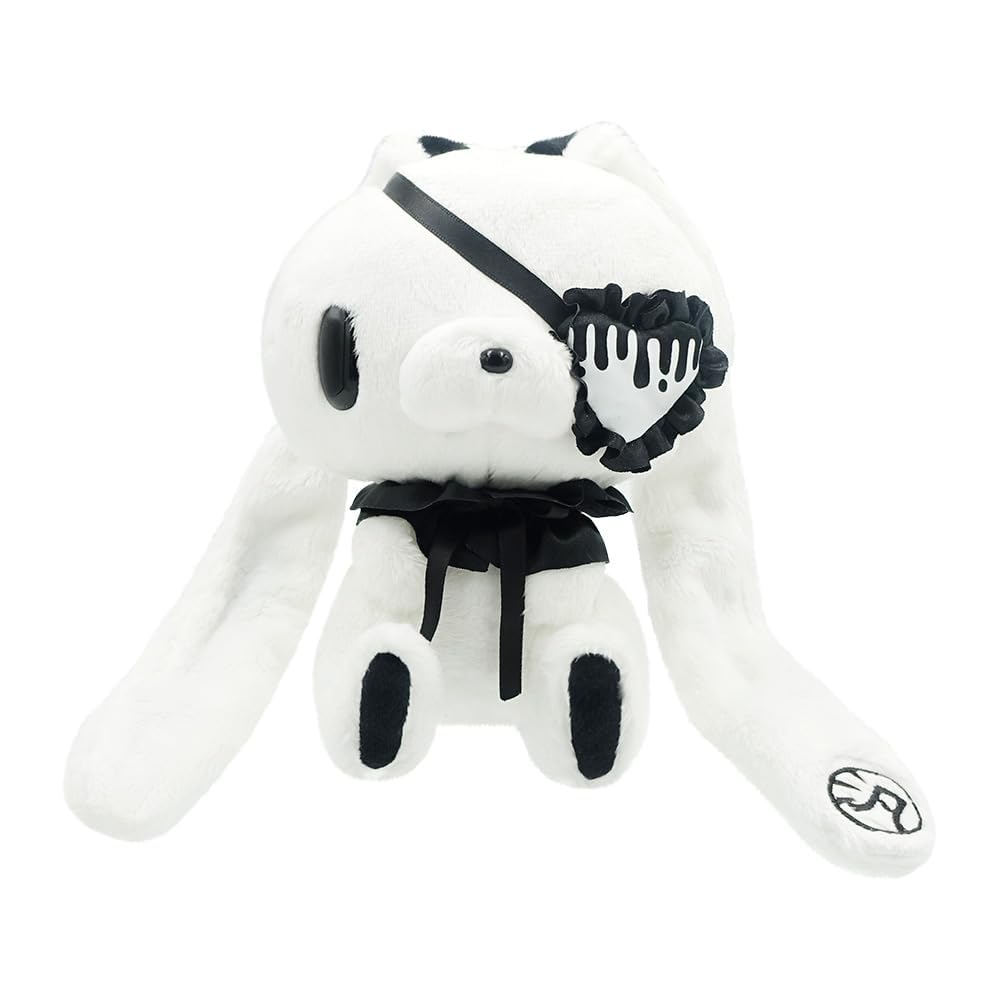 Generic Rabbit Plush Toy Eyepatch Version White 8203 454