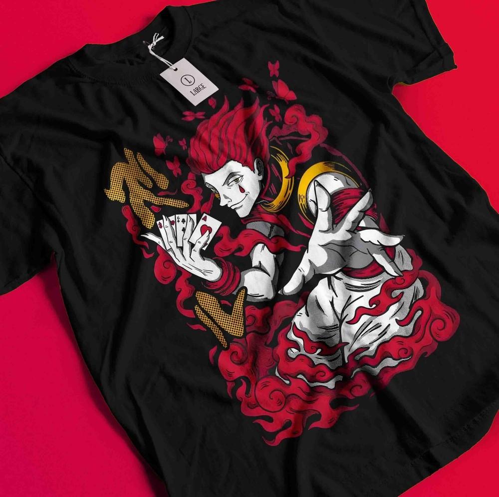 

Рубашка Хисоки Хантер х Хантер Манга Полоска HXH Аниме Унисекс рубашка Футболка Все Размеры BB748 2XL