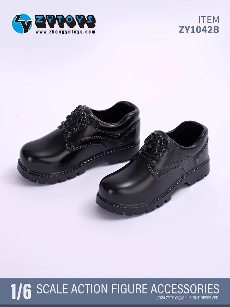 [TOYBARJAPAN] Akcesorium do figurek w skali 16, pasujące do figurek TBLeague i innych. ZYTOYS ZY1042 Męskie buty robocze budowlane, buty w stylu skórzanym (Postać