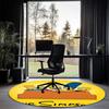 THE SIMPSONS Printed Round Rug Carpet Chair Rug Area Rug Entryway Doormats,for Office Chair Living Room Bedroom Kitchen Room.