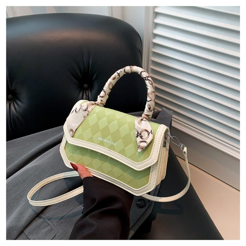 Simple Fashion Clash Handbag Cosmopolitan Lingerie Ladies Satchel Trendy Scarf Hundred Shoulder Crossbody Bag PU