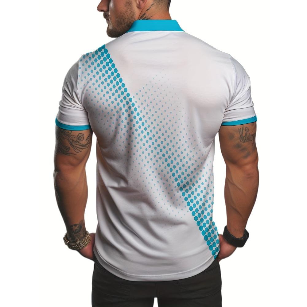 Men's short-sleeved POLO shirt in casual style knitted fabric suitable for going out or everyday wear